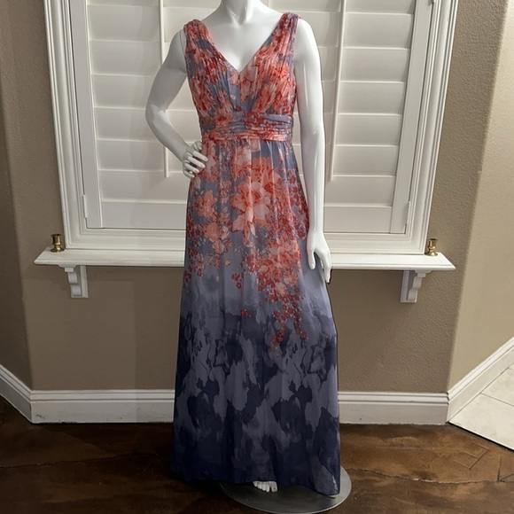 Sangria Floral Maxi Dress - Picture 1 of 13